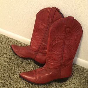 Women’s Red Cowboy Boots